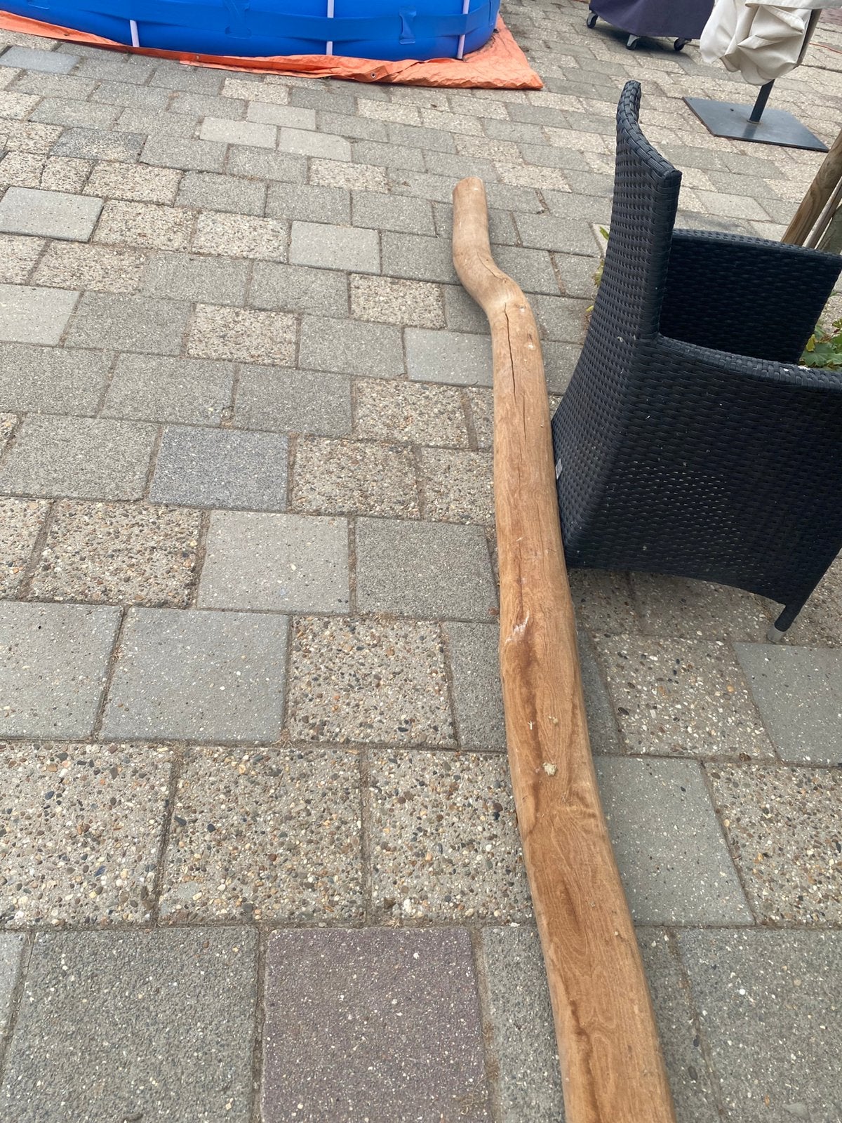 Te koop robinia paal geschuurd, Ophalen, Palen, Nieuw, Hardhout