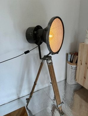 Mooie vintage industriële spotlamp, Ophalen