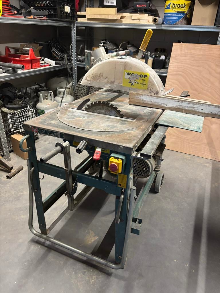 Gjerde 1603 bouwzaag/Cirkelzaag, Doe-het-zelf en Verbouw, Gereedschap | Zaagmachines, Gebruikt, Cirkelzaag, 70 mm of meer, Ophalen of Verzenden