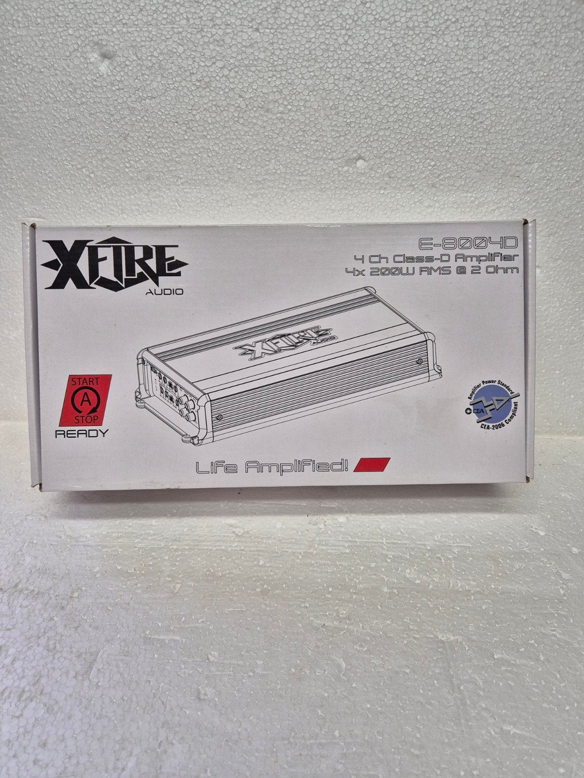 Nieuwe XFIRE AUDIO E-8004D 4-kanaals versterker, Overige merken, Overige systemen, Nieuw, Ophalen of Verzenden