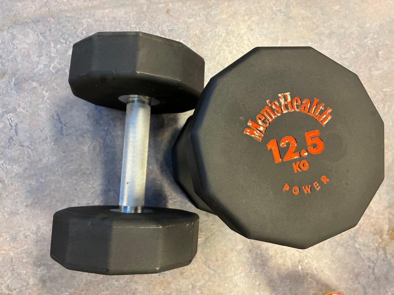 Men's Health Power Dumbbell 2x12,5 kg, Ophalen, Zo goed als nieuw, Benen, Dumbbell
