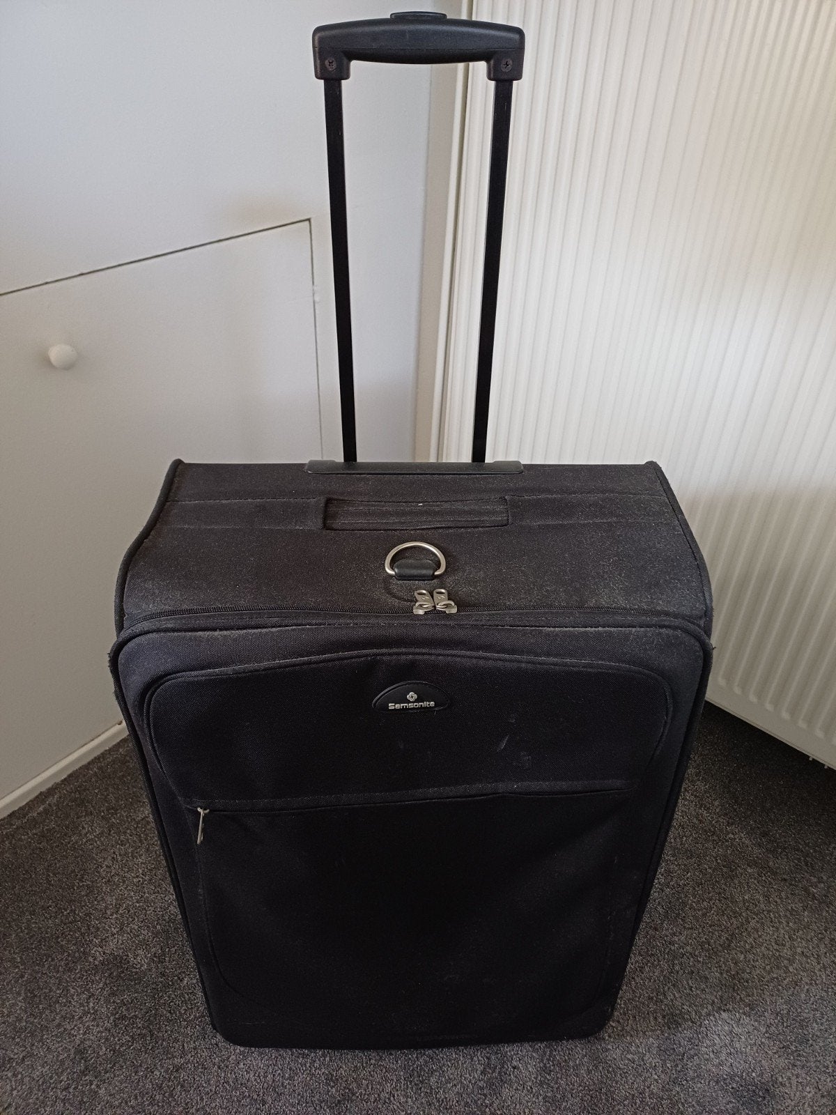 Samsonite koffer, Sieraden, Tassen en Uiterlijk, Koffers, Wieltjes, Gebruikt, 45 tot 55 cm, Zacht kunststof