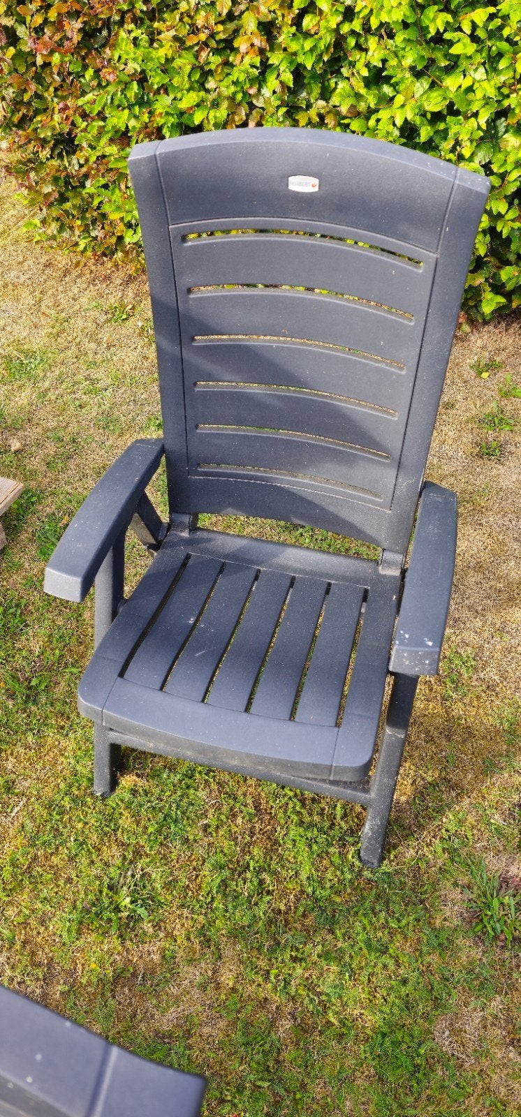4 stuks Allibert opklapbare tuinstoelen, Ophalen, Gebruikt, Kunststof