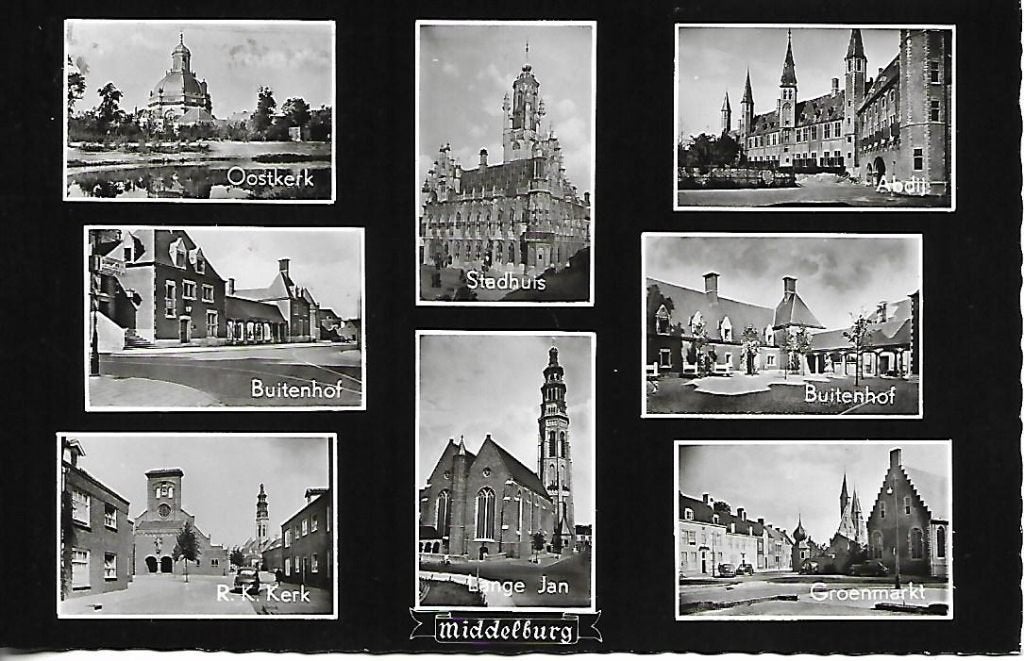 Middelburg- -8-luik, Verzenden, 1960 tot 1980, Gelopen, Zeeland