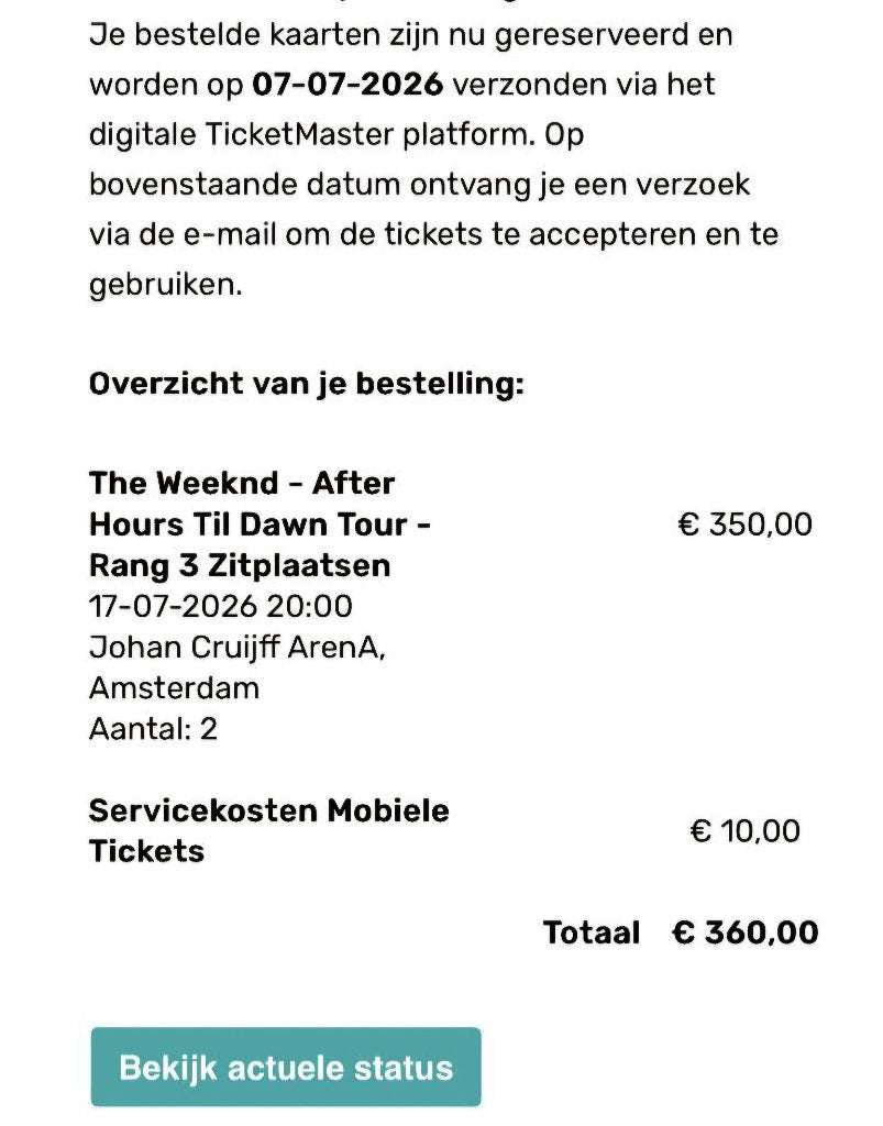 The Weeknd 17-07 Arena Amsterdam, Twee personen