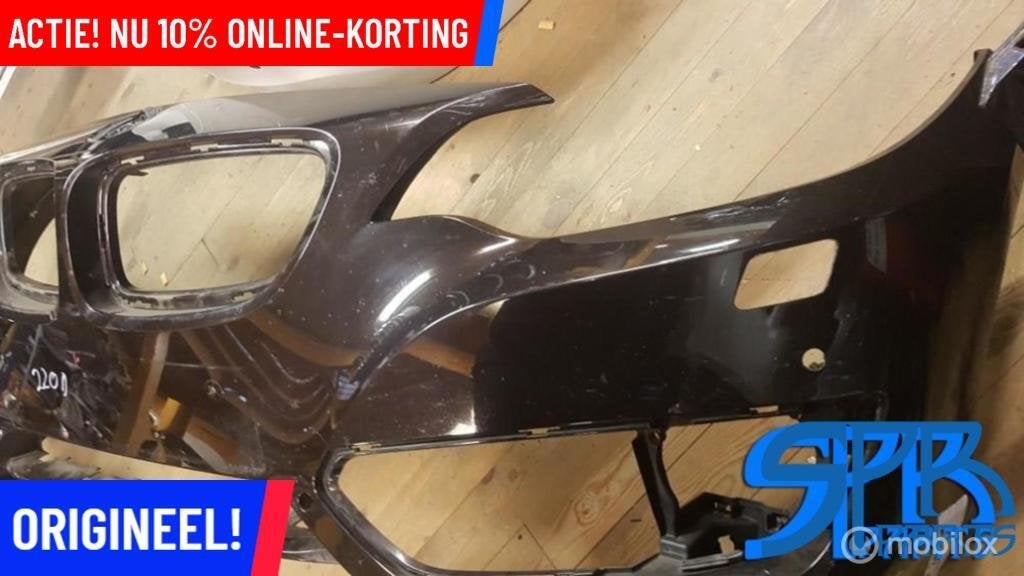 BMW F22 2-Serie Voorbumper Voor Bumper PDC SRA Coupe Cabrio, Gebruikt, Voor, Ophalen of Verzenden