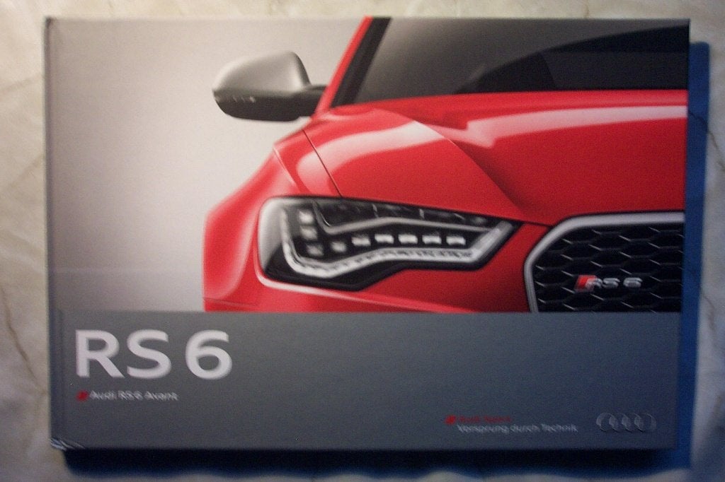Audi RS6 brochure Harde kaft Audi RS 6 boek Mega foto's, Boeken, Verzenden, Nieuw, Audi