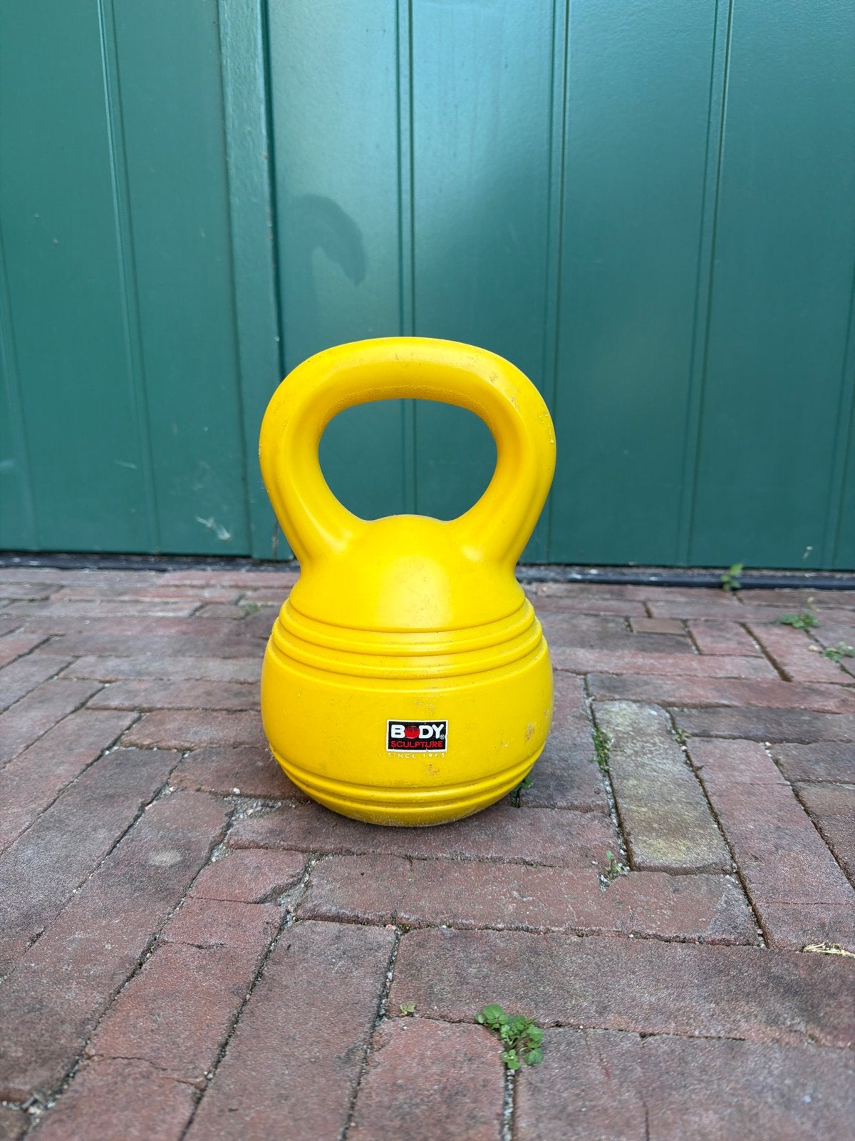 Gele Kettlebell 4.0 KG, Ophalen, Gebruikt, Armen, Kettlebell