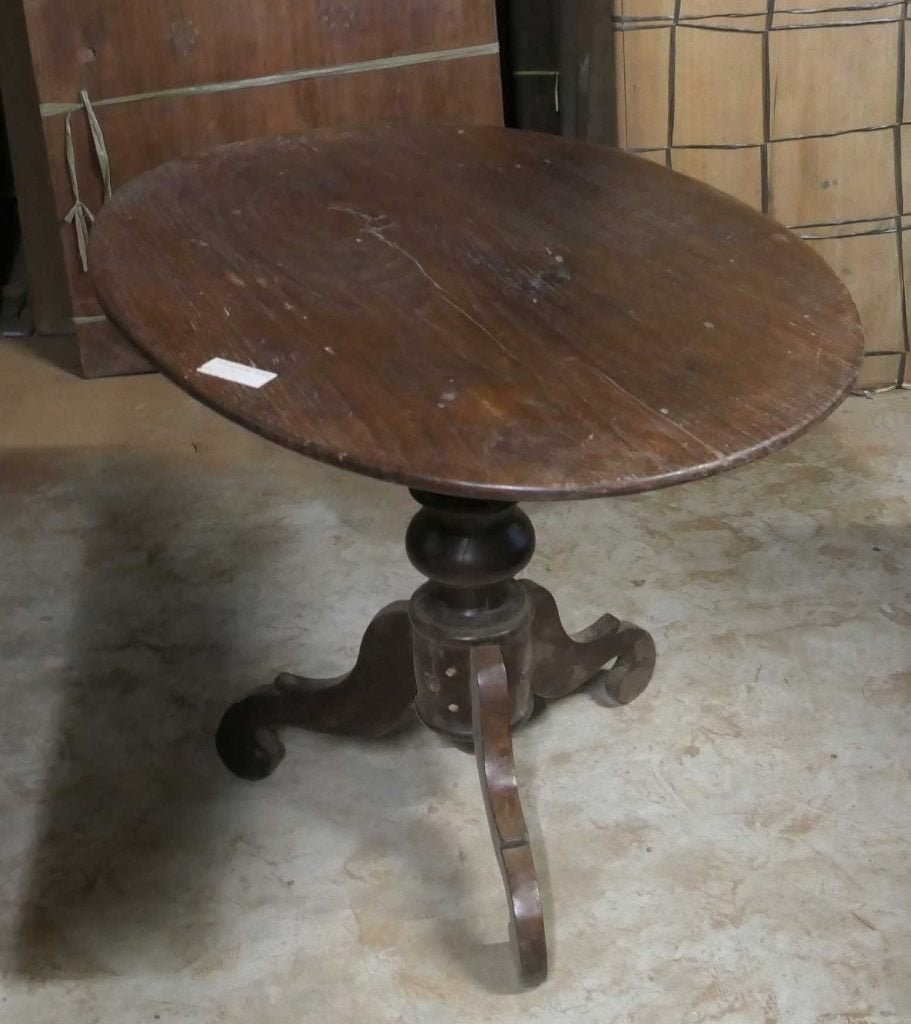 antieke ovale tafel TY3 101x74 wijntafel Bijzet tafel ovaal, Ophalen of Verzenden