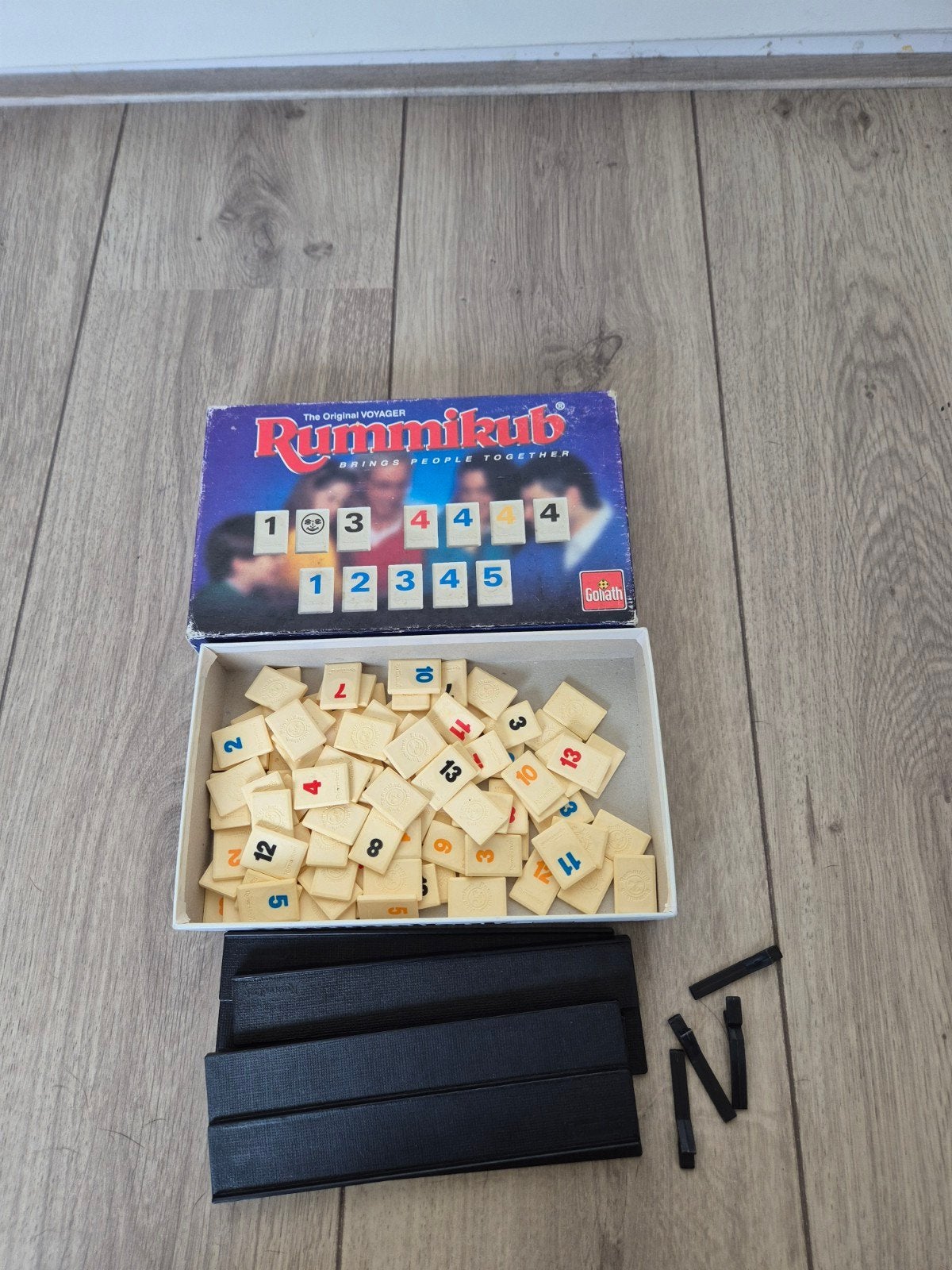 Rummikub - Het originele cijferspel van Goliath, Drie of vier spelers, Ophalen of Verzenden, Gebruikt, Goliath