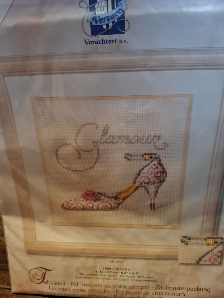 Schoen - glamour, Hobby en Vrije tijd, Borduren en Borduurmachines, Ophalen of Verzenden, Nieuw, Borduurpakket