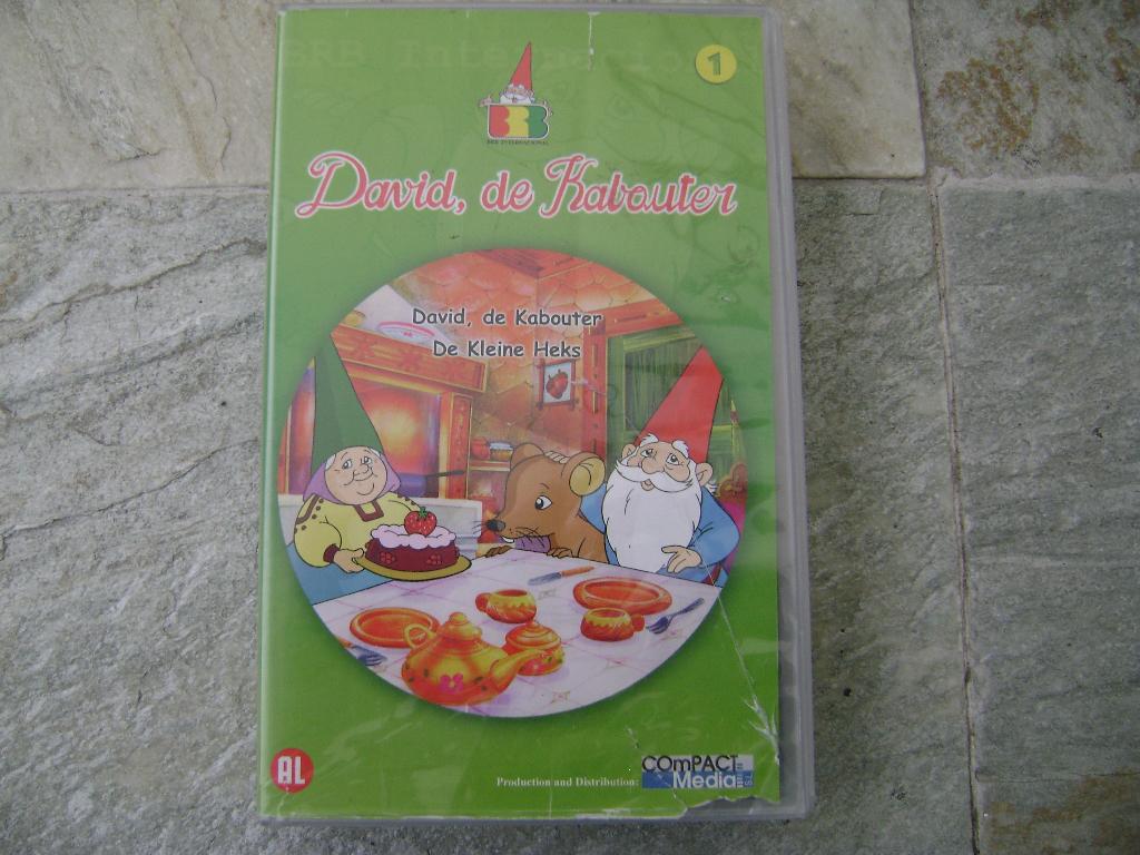 David de Kabouter - de Kleine heks VHS - Nederlands gesproke, Gebruikt, Tekenfilm, Alle leeftijden, Ophalen of Verzenden