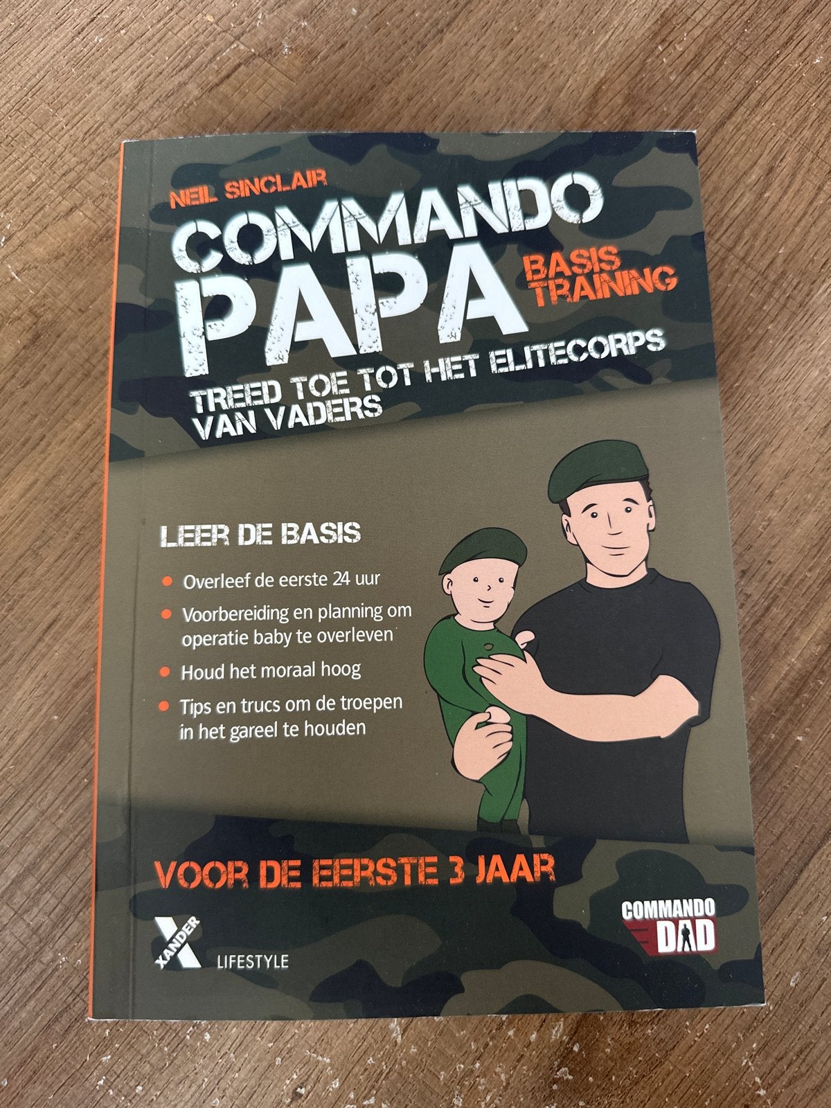 Commando Papa: Basistraining voor Vaders - Neil Sinclair, Ophalen of Verzenden, Zo goed als nieuw, Opvoeding tot 6 jaar
