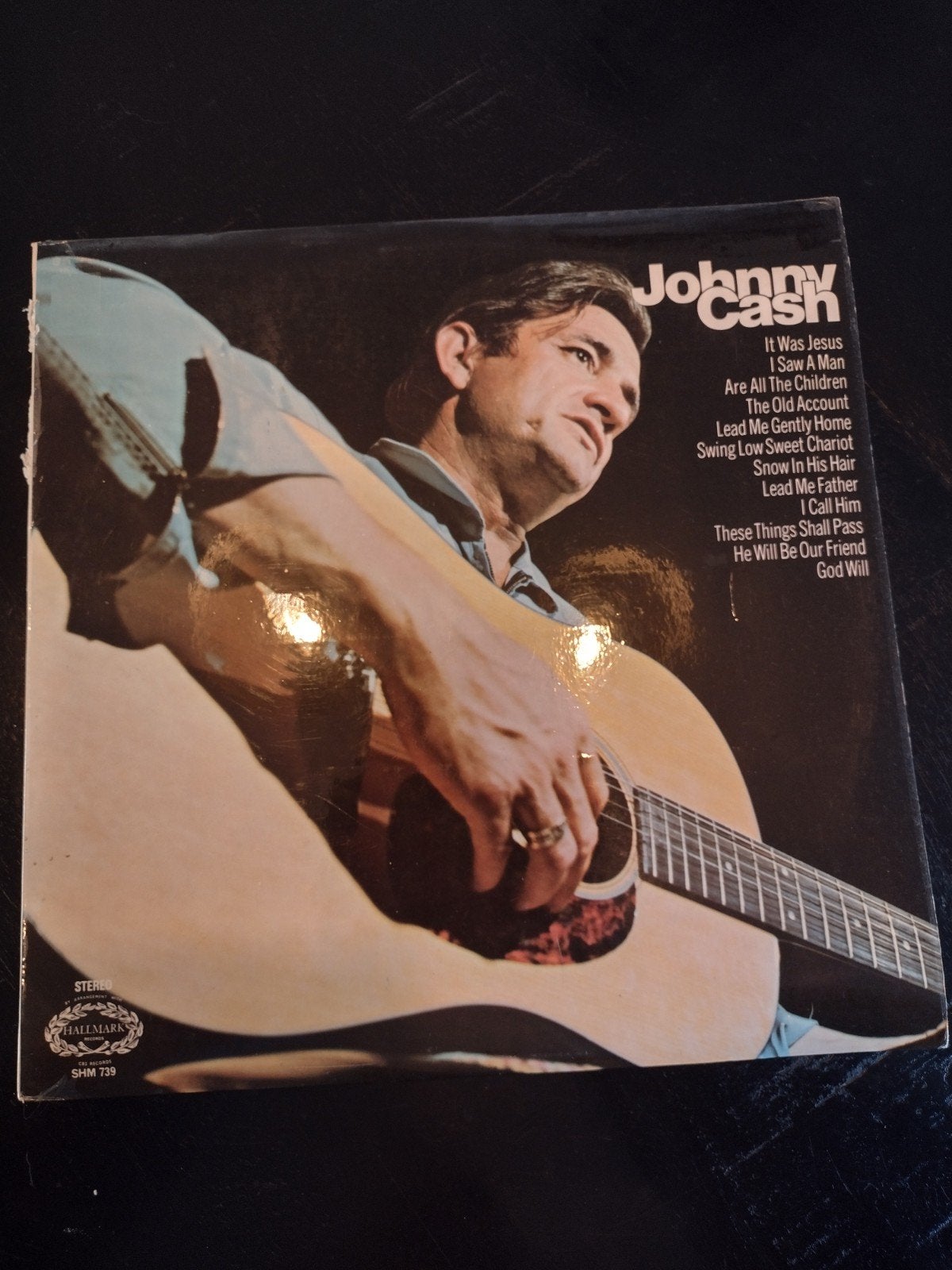 Johnny Cash - Hymns by Johnny Cash LP (SHM 739), LP, Gebruikt, Overige genres, Ophalen of Verzenden