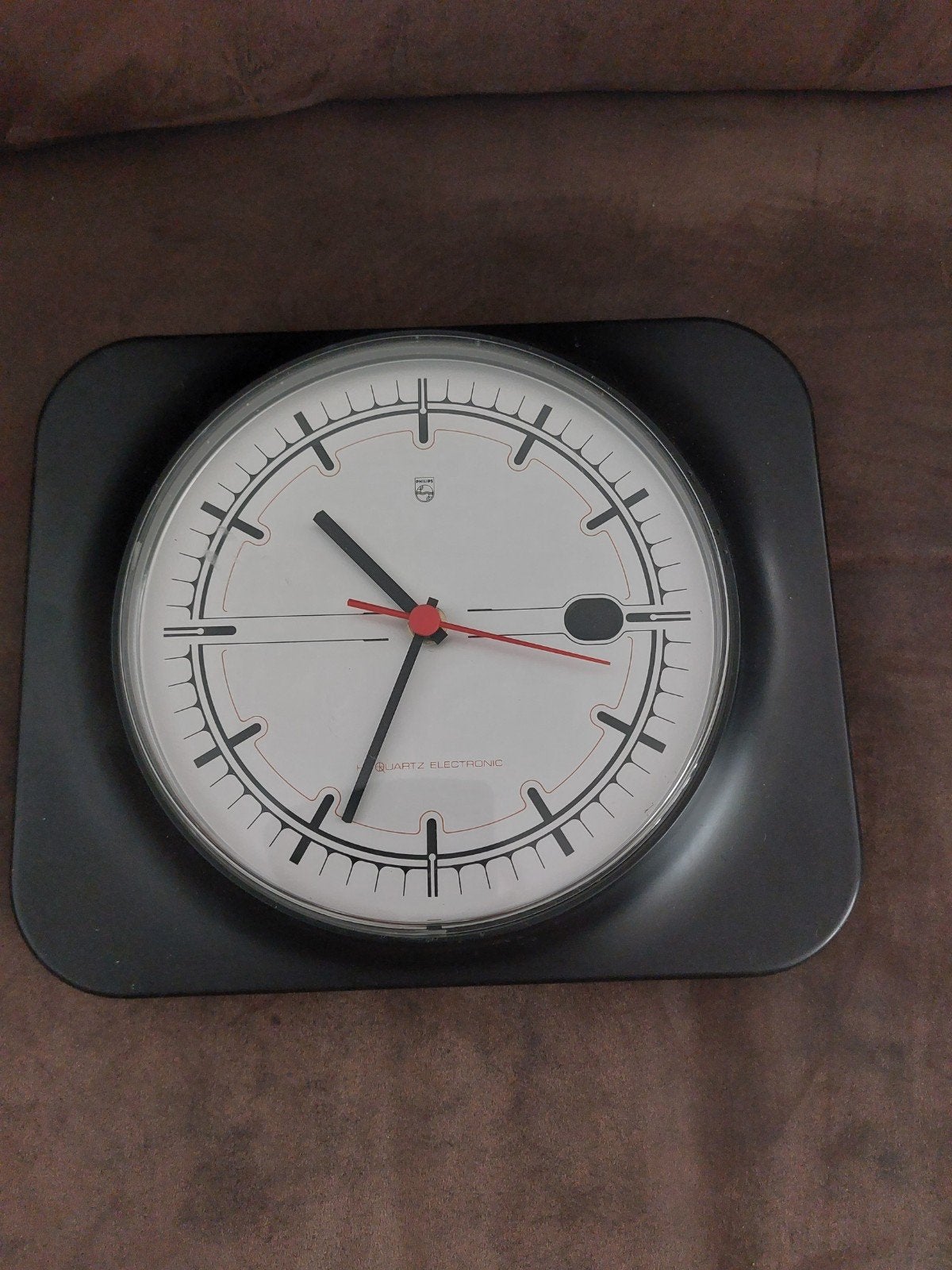 vintage Phillips wandklok, Ophalen of Verzenden, Gebruiksvoorwerp