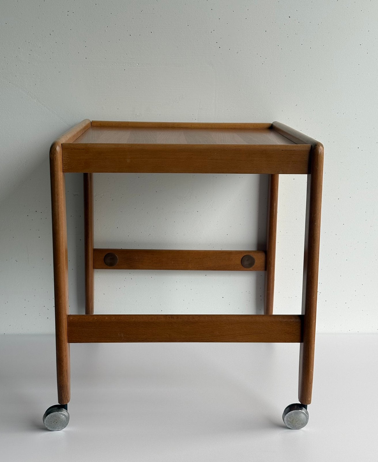 Vintage Deens design teakhout serveerwagen trolley jaren 60, Ophalen
