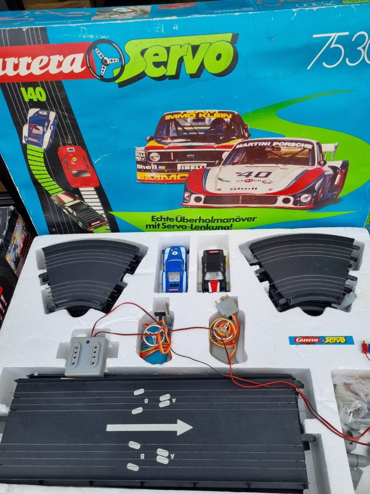 Carrera Servo 140 Racebaan Set met Extra's, Ophalen