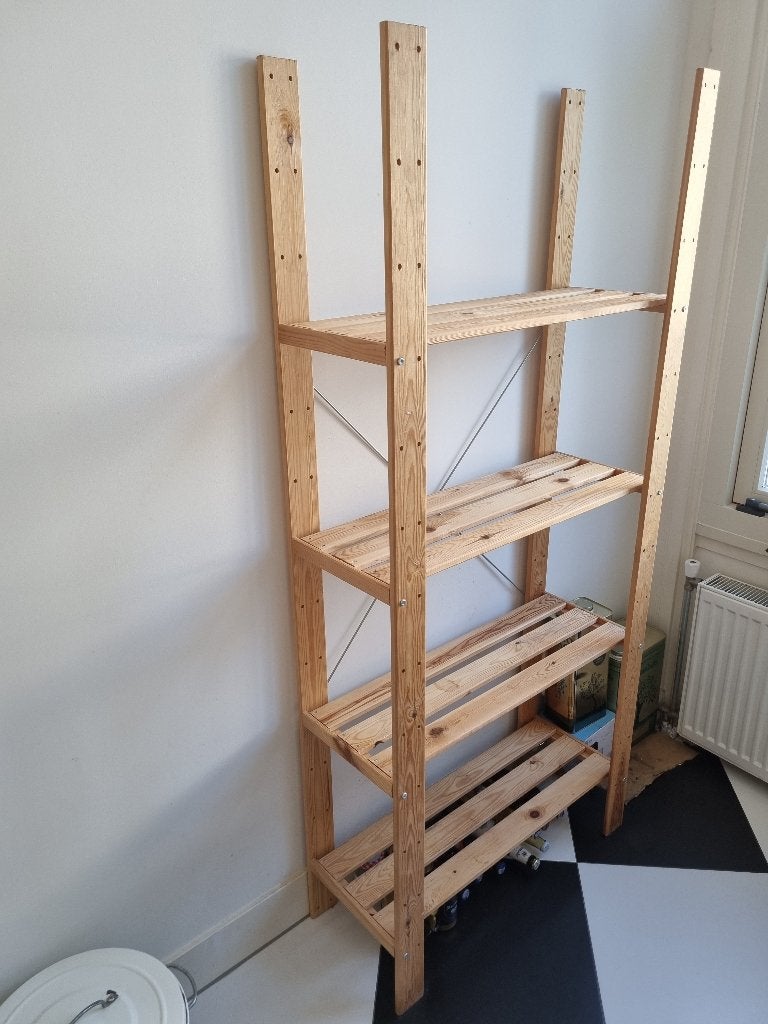 HEJNE Stellingkast met 4 planken (Shelving unit 4 selves), Ophalen, Zo goed als nieuw