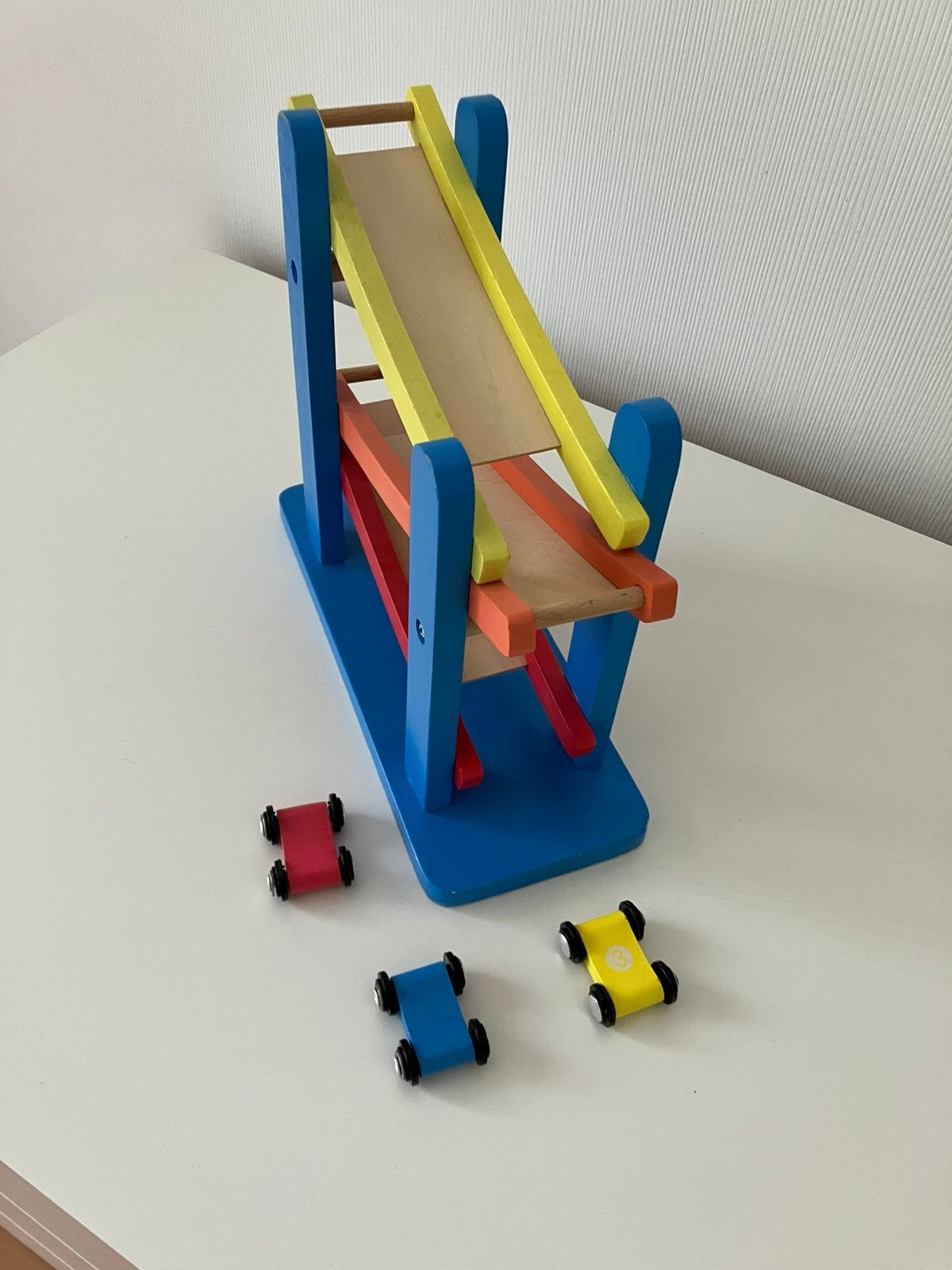 Houten rollerbaan, Ophalen, Zo goed als nieuw, Handmatig, Overige merken