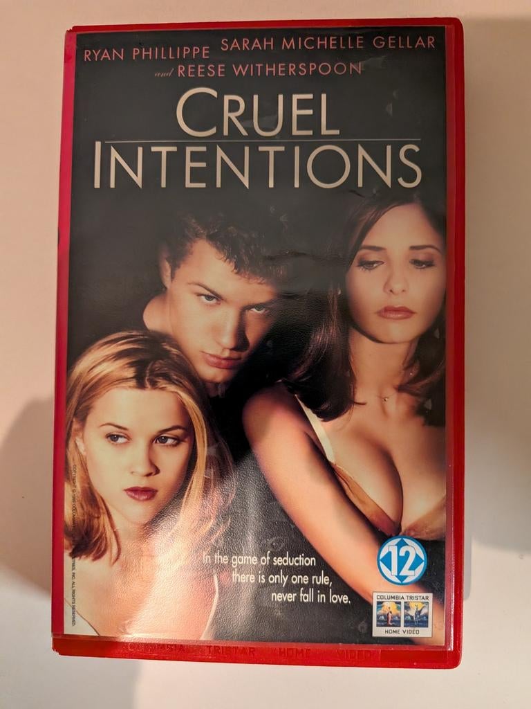 Cruel Intentions VHS - Klassieke tienerdrama, Vanaf 12 jaar, Ophalen of Verzenden, Gebruikt, Drama