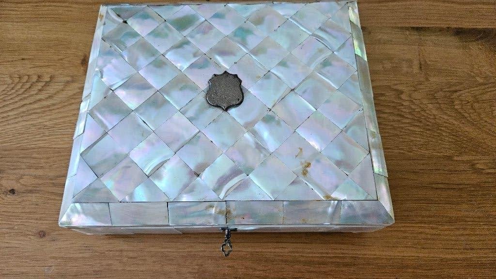 Zilveren theelepel cassette Van Kempen & Zn, Antiek en Kunst, Ophalen