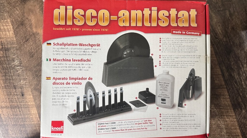 Disco-Antistat platenwasser - in verpakking, Ophalen, Zo goed als nieuw, Overige formaten, Poprock