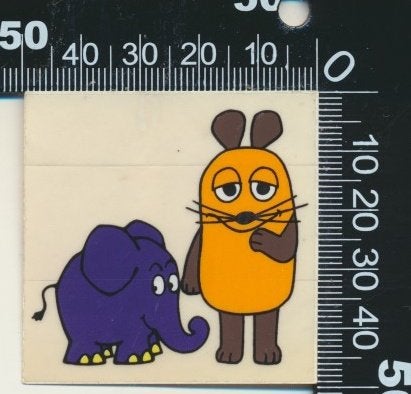 Sticker: Sendung mit der Maus, Ophalen of Verzenden, Zo goed als nieuw, Film, Tv of Omroep