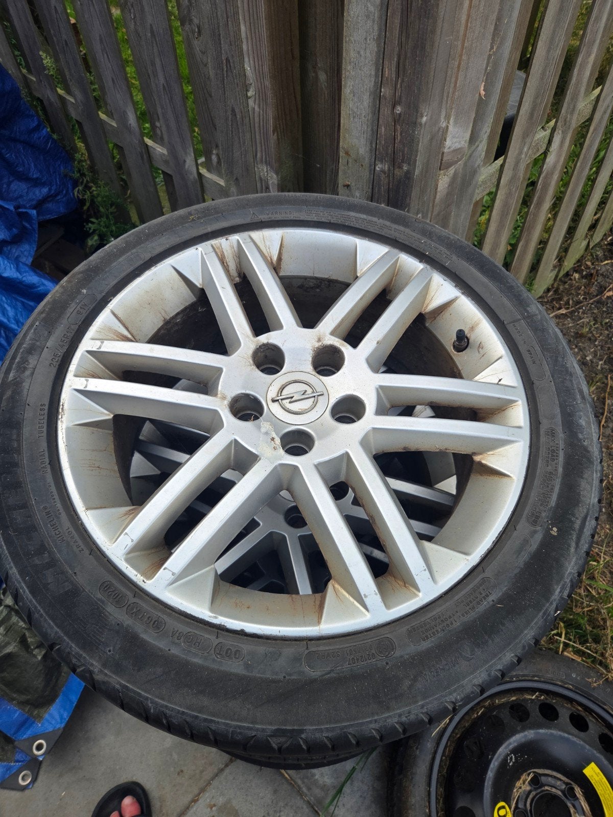 Opel vectra  velgen met band originele velgen, Ophalen of Verzenden, Zo goed als nieuw
