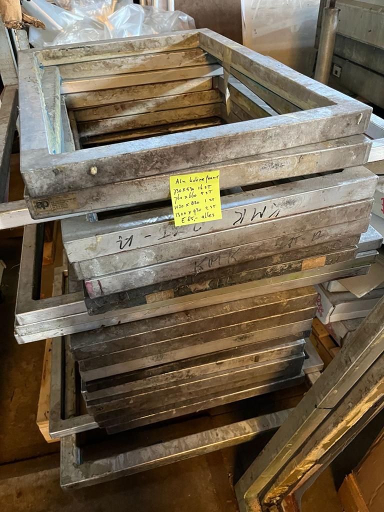 Aluminium kokerframes diverse afmetingen, Gebruikt, 80 tot 120 cm, Ophalen of Verzenden, Overige typen