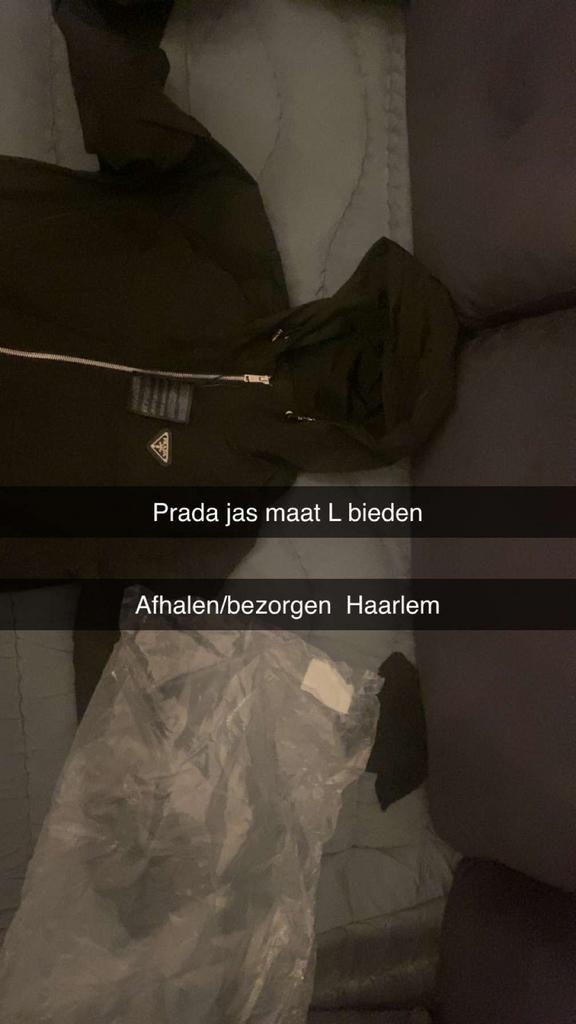 Prada jas, Kleding | Heren, Ophalen of Verzenden, Zo goed als nieuw, Zwart