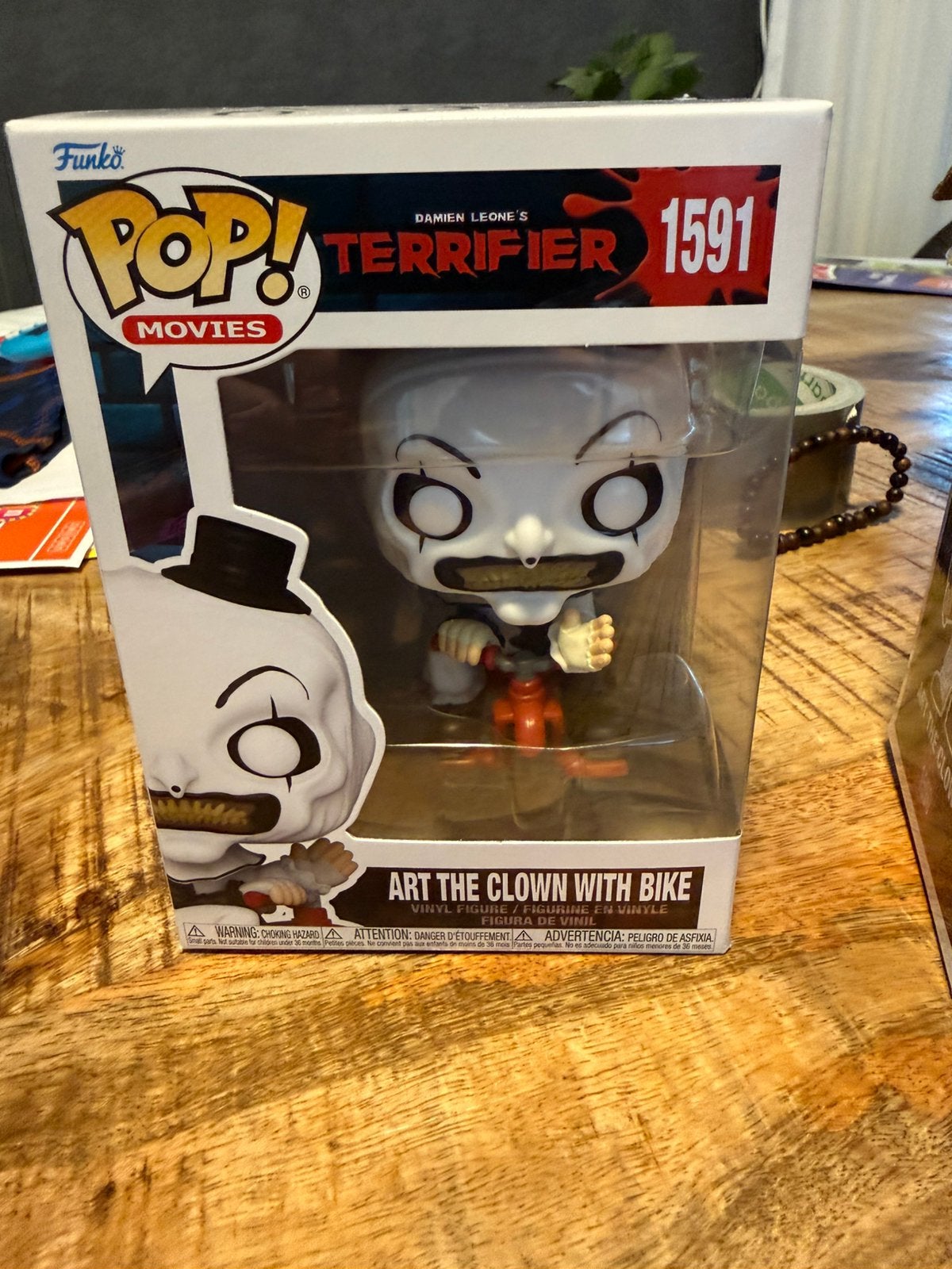 Funko pop terrifier 3x, Ophalen of Verzenden, Zo goed als nieuw