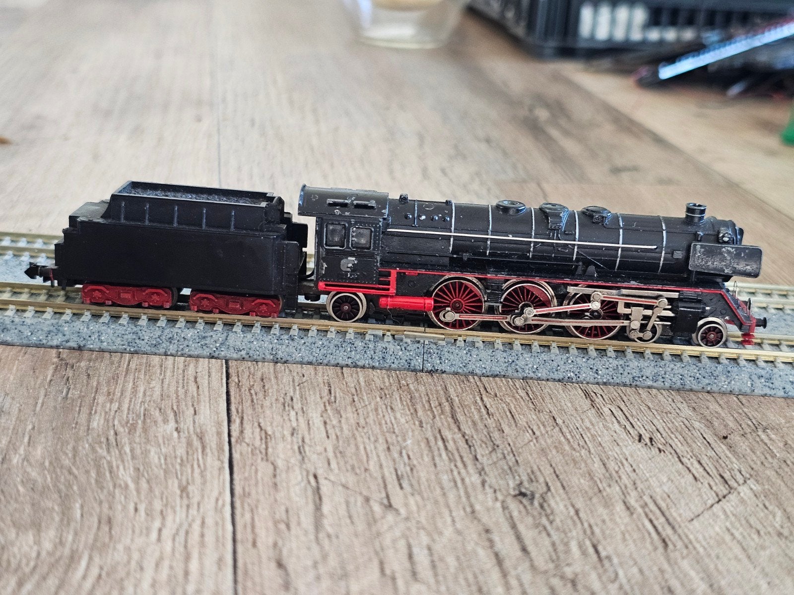 Minitrix BR-01 N spoor stoomlocomotief, Hobby en Vrije tijd, Gebruikt, Trix, Ophalen of Verzenden, Analoog