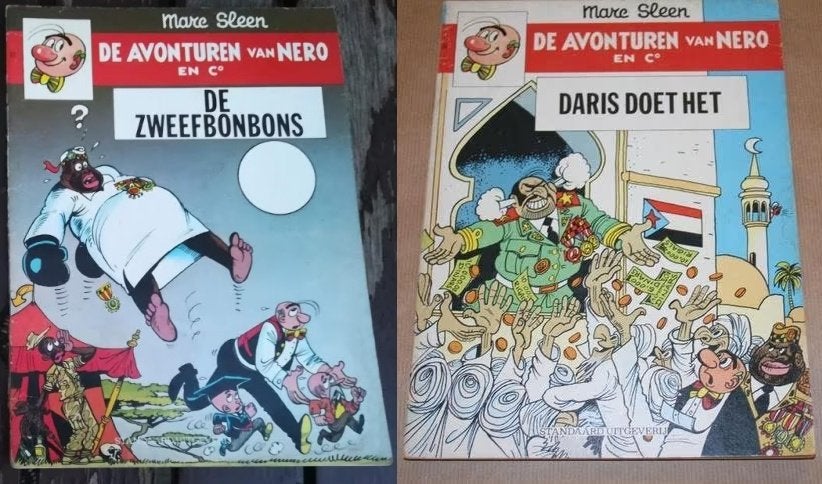 Nero 63 + 65, Meerdere stripboeken, Ophalen