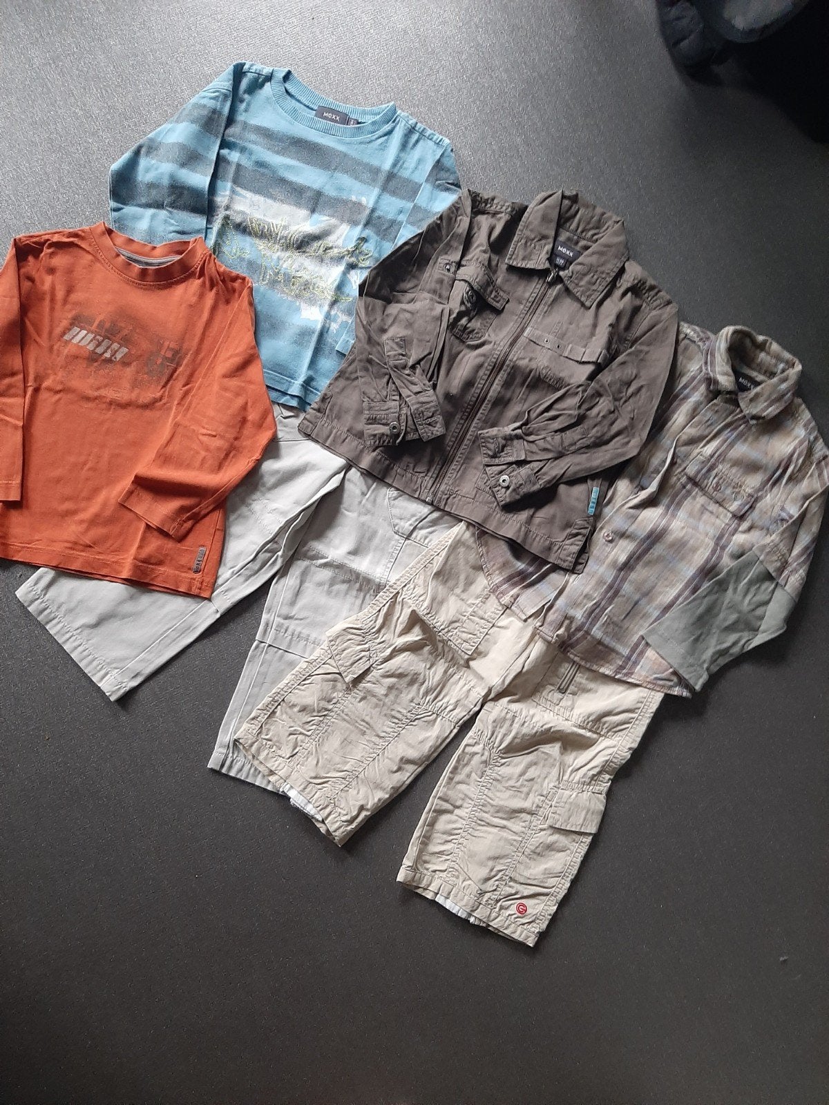 Jongenskleding pakket Mexx: 2 shirts, overhemd, 2 broeken, Kinderen en Baby's, Kinderkleding | Maat 122, Mexx, Gebruikt, Ophalen of Verzenden