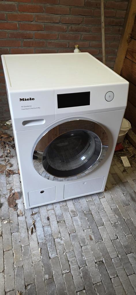 Miele 9kg Excellence Wasmachine - WER875 WPS twindos, Witgoed en Apparatuur, Wasmachines, Zo goed als nieuw, Voorlader, 8 tot 10 kg