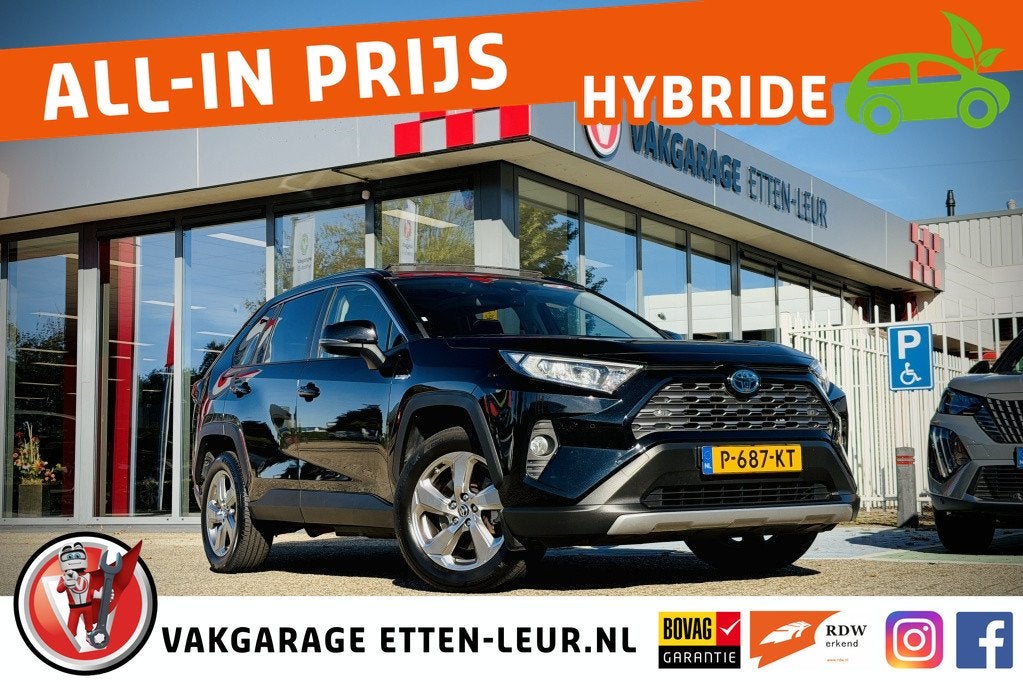 Toyota RAV4 2.5 Hybrid AWD Dynamic | TREKHAAK | PANORAMA | C, Auto's, Automaat, 12 maanden, Gebruikt, Euro 6