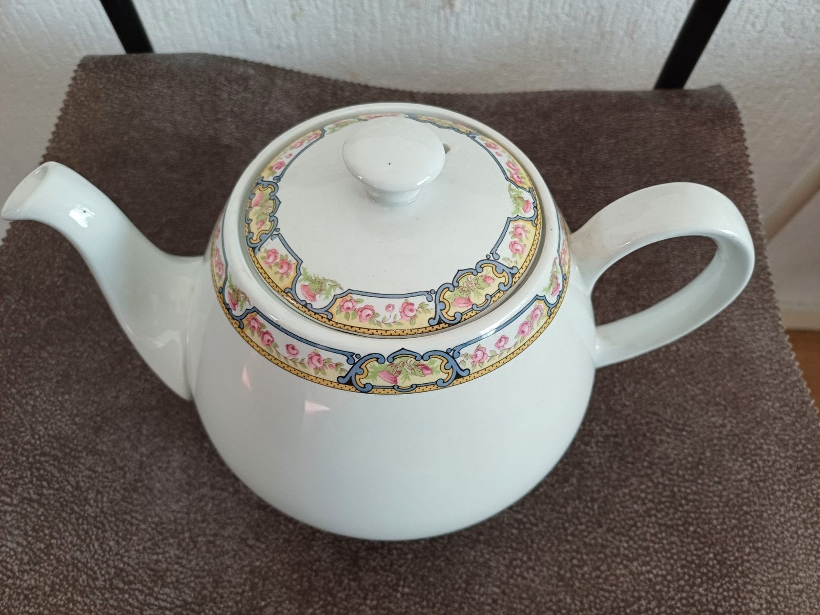 Vintage Alfred Meakin Glo-White theepot, Engeland, Ophalen of Verzenden
