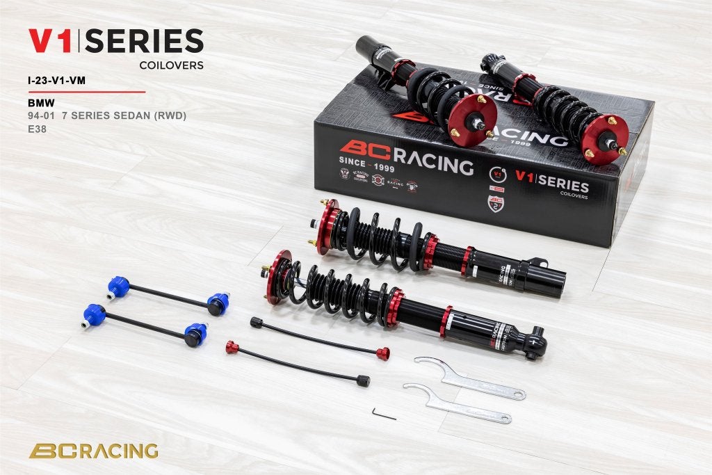 BC Racing V1-VM serie schroefset - BMW 7-Serie E38 94-01, Ophalen of Verzenden