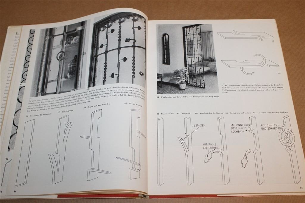 Schmiedeeisen am Bau — Smeedwerk en Hekwerk, Vintage 1952, Boeken, Ophalen of Verzenden, Gelezen, Architecten