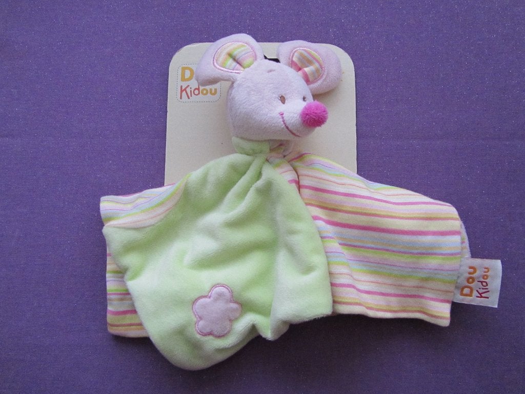 DOUKIDOU Knuffeldoekje MUIS **Nieuw met Kaartje**, Muis, Overige merken, Nieuw, Ophalen of Verzenden