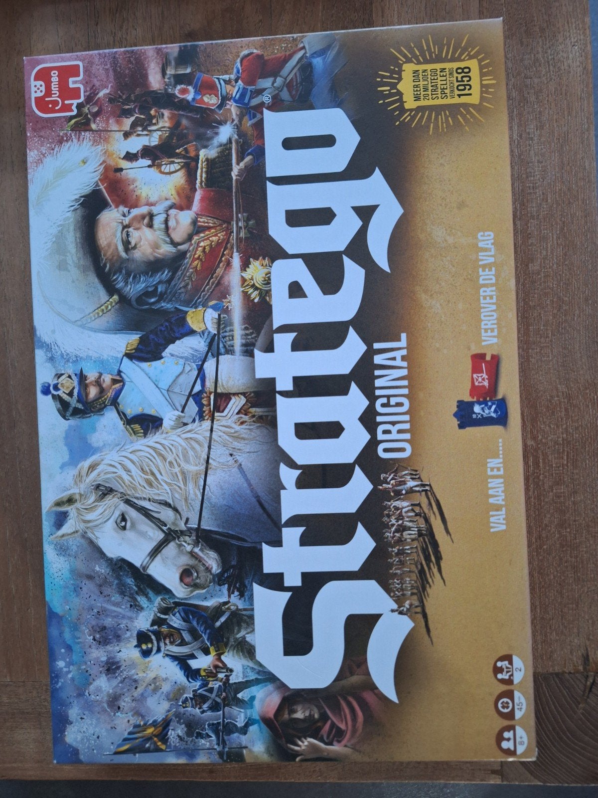 Stratego Original Bordspel van Jumbo, Een of twee spelers, Ophalen of Verzenden, Zo goed als nieuw