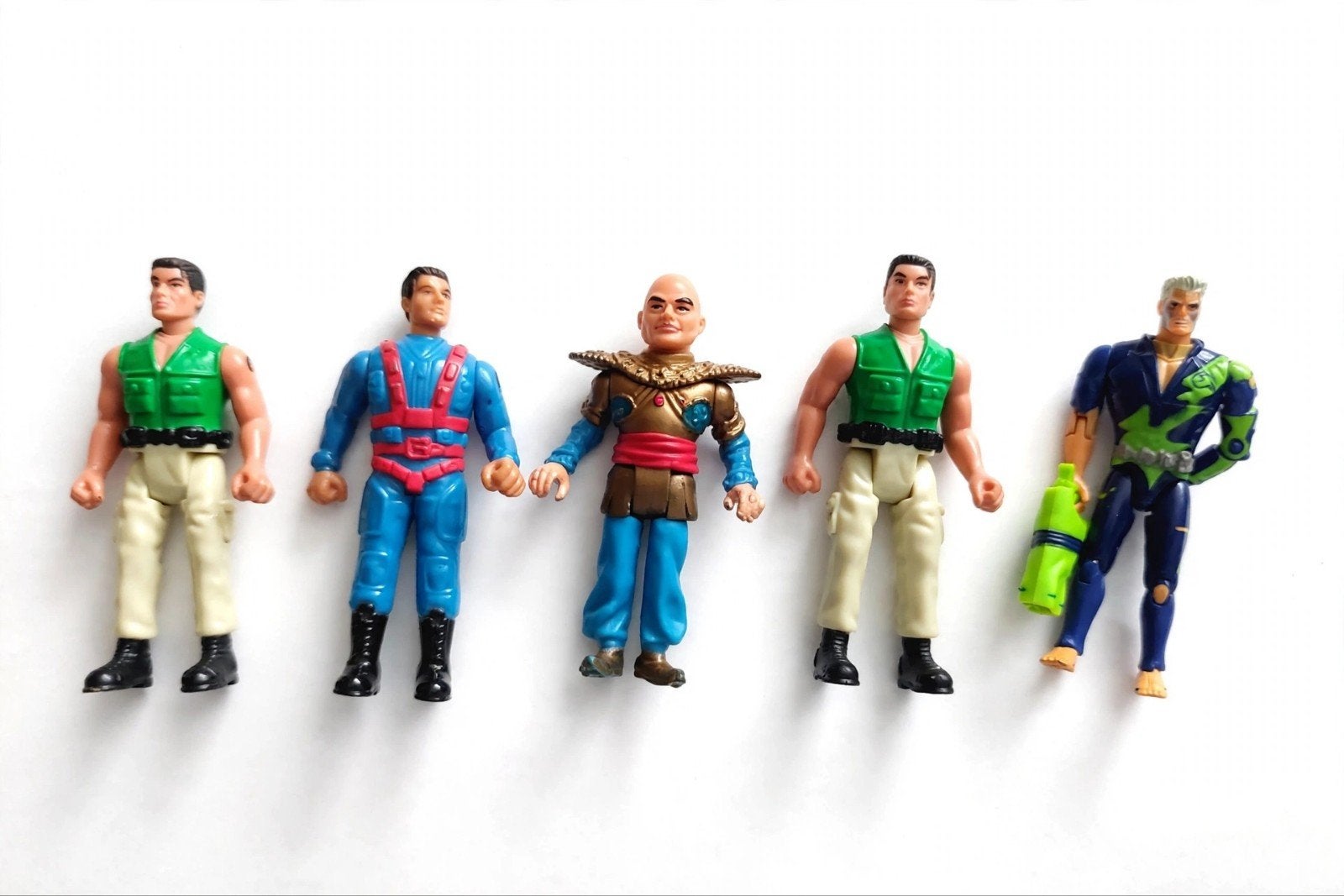 5x vintage actiefiguren 80s GI Joe/ Action Force/ Lanard, Verzamelen, Ophalen of Verzenden