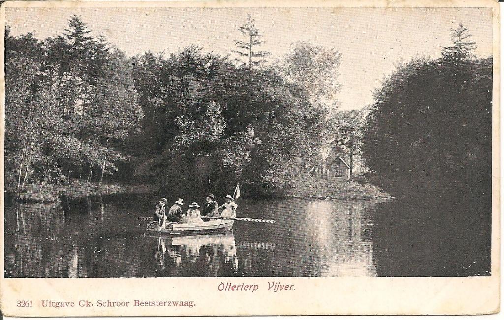 Olterterp Vijver, Ophalen of Verzenden, 1920 tot 1940, Ongelopen, Friesland