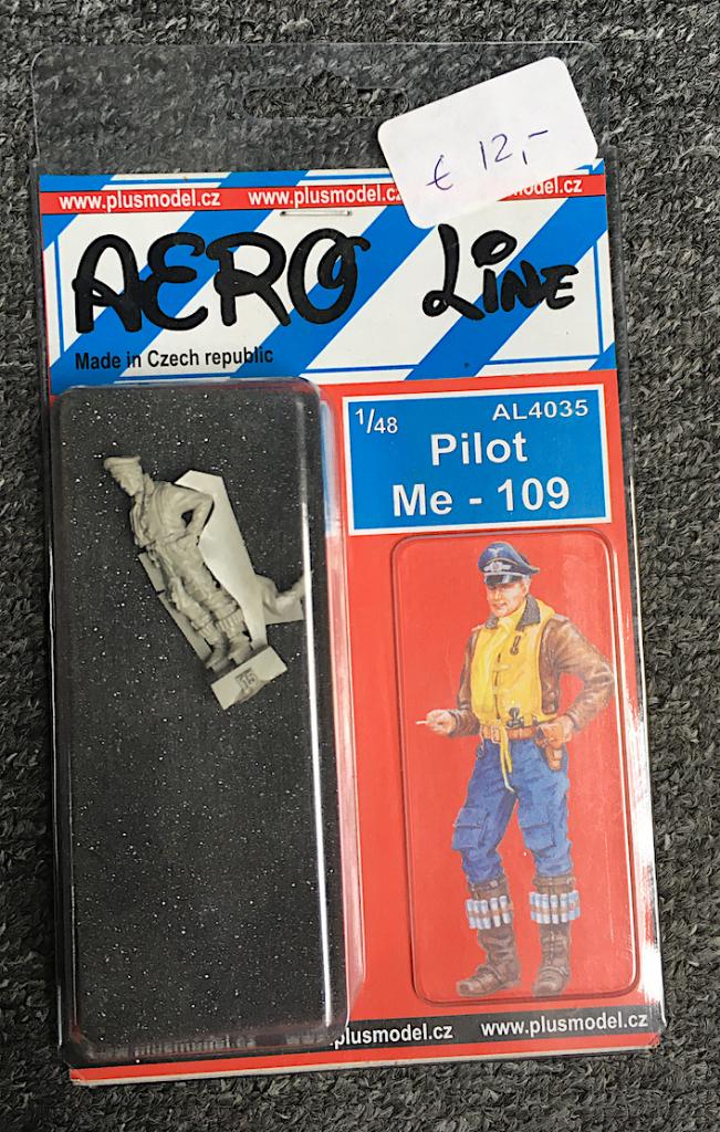 AERO LINE Me 109 Piloot Luftwaffe 1/48 NIEUW, Hobby en Vrije tijd, Modelbouw | Figuren en Diorama's, Ophalen of Verzenden, Nieuw