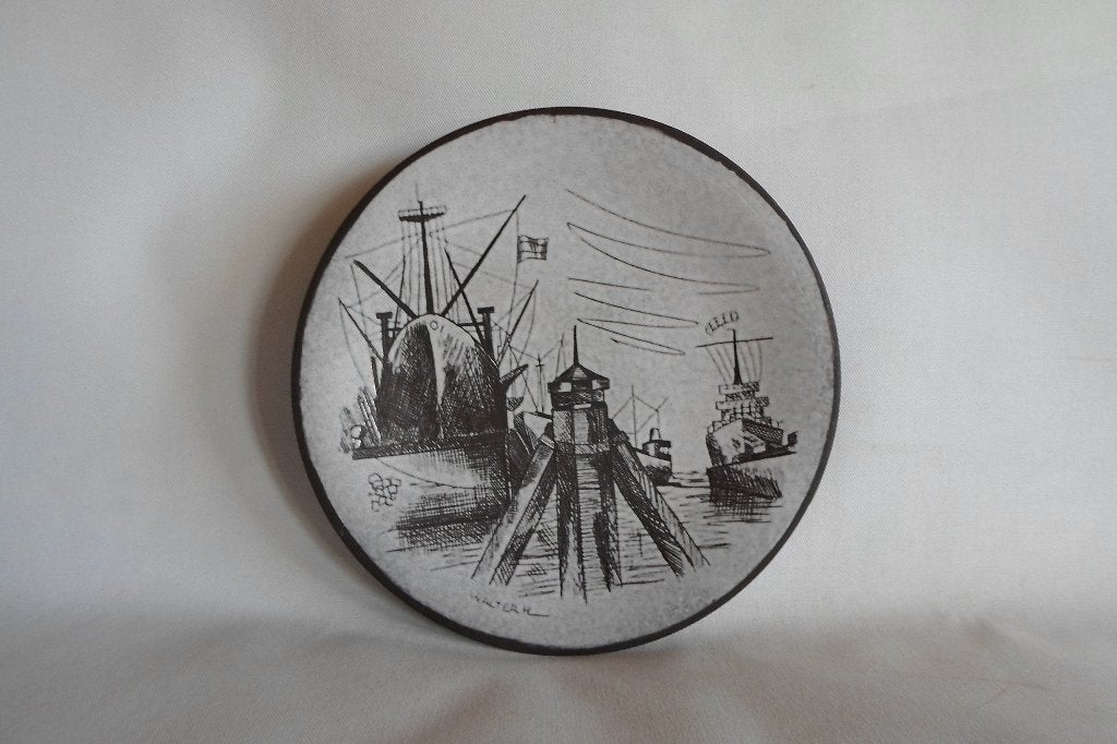 Wandbord Walter H Scheepvaart, Ophalen of Verzenden, Zo goed als nieuw, Motorboot, Gebruiksvoorwerp