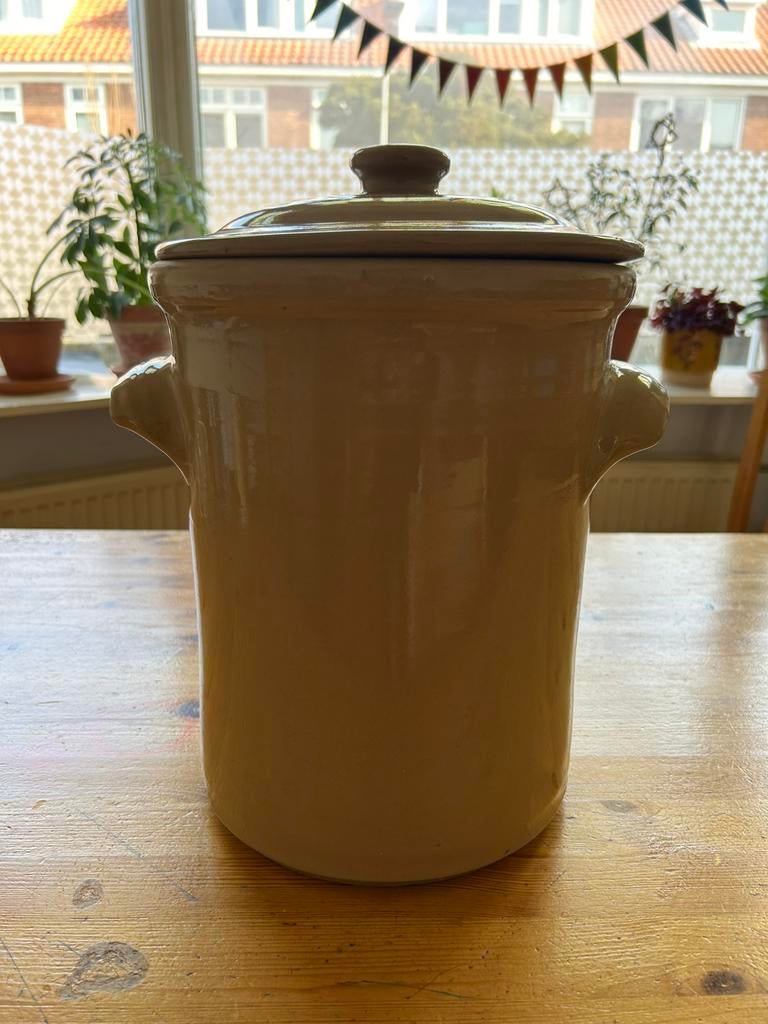 Antieke Engelse broodpot Pearsons of Chesterfield, Antiek en Kunst, Antiek | Keramiek en Aardewerk, Ophalen