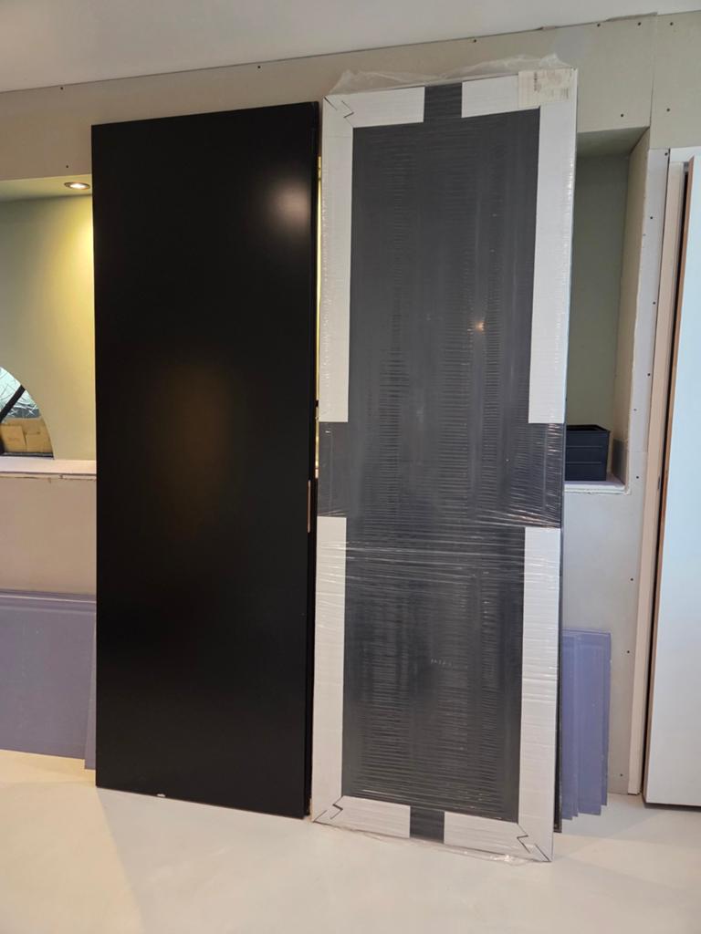 2 keer CanDo Binnendeur Zwart - Nieuw in verpakking, Doe-het-zelf en Verbouw, Deuren en Horren, Ophalen, Nieuw, Binnendeur, 215 cm of meer