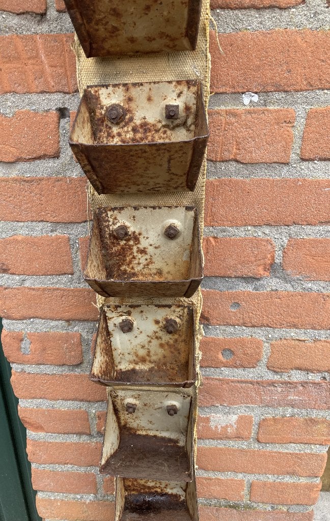 Brocante oud onderdeel schoepenrad, ---, Ophalen of Verzenden, Balkon, ---