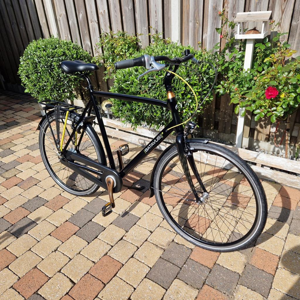 Batavus Dinsdag Herenfiets 65cm, Fietsen en Brommers, Gebruikt, Versnellingen, Batavus, Ophalen of Verzenden