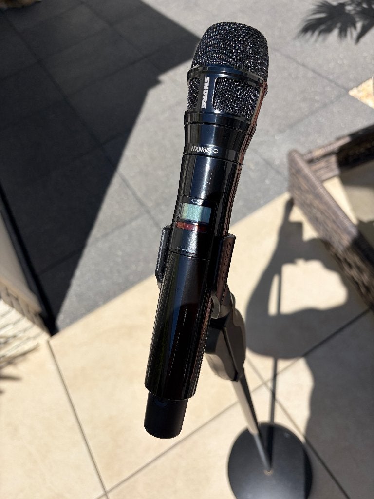Shure AD2 Handheld, hoogglans met Shure Nexadyne 8/s G56, Ophalen, Leico Music Shop, Leico Music Shop, Zo goed als nieuw
